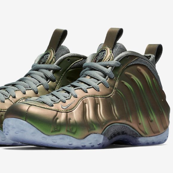 olive green nike foams